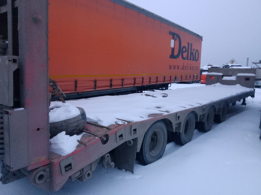 Политранс 94184* Полуприцеп тяжеловоз 4 оси 94184-010 (Не раздвижной)