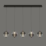 Подвесной светильник MD24022079-5B black/smoky