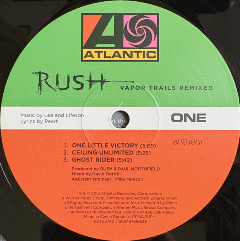 Rush / Vapor Trails Remixed (Limited Edition)(2LP)