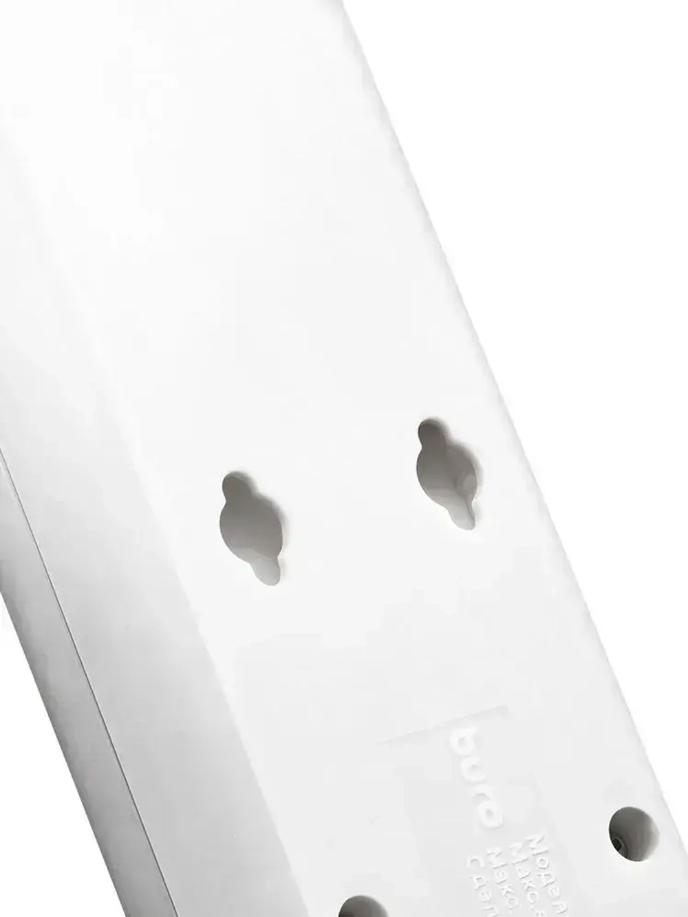 Сетевой фильтр-удлинитель Buro 500SH-10-W 10м, 5 розеток, выключатель с индикатором, с заземлением, белый