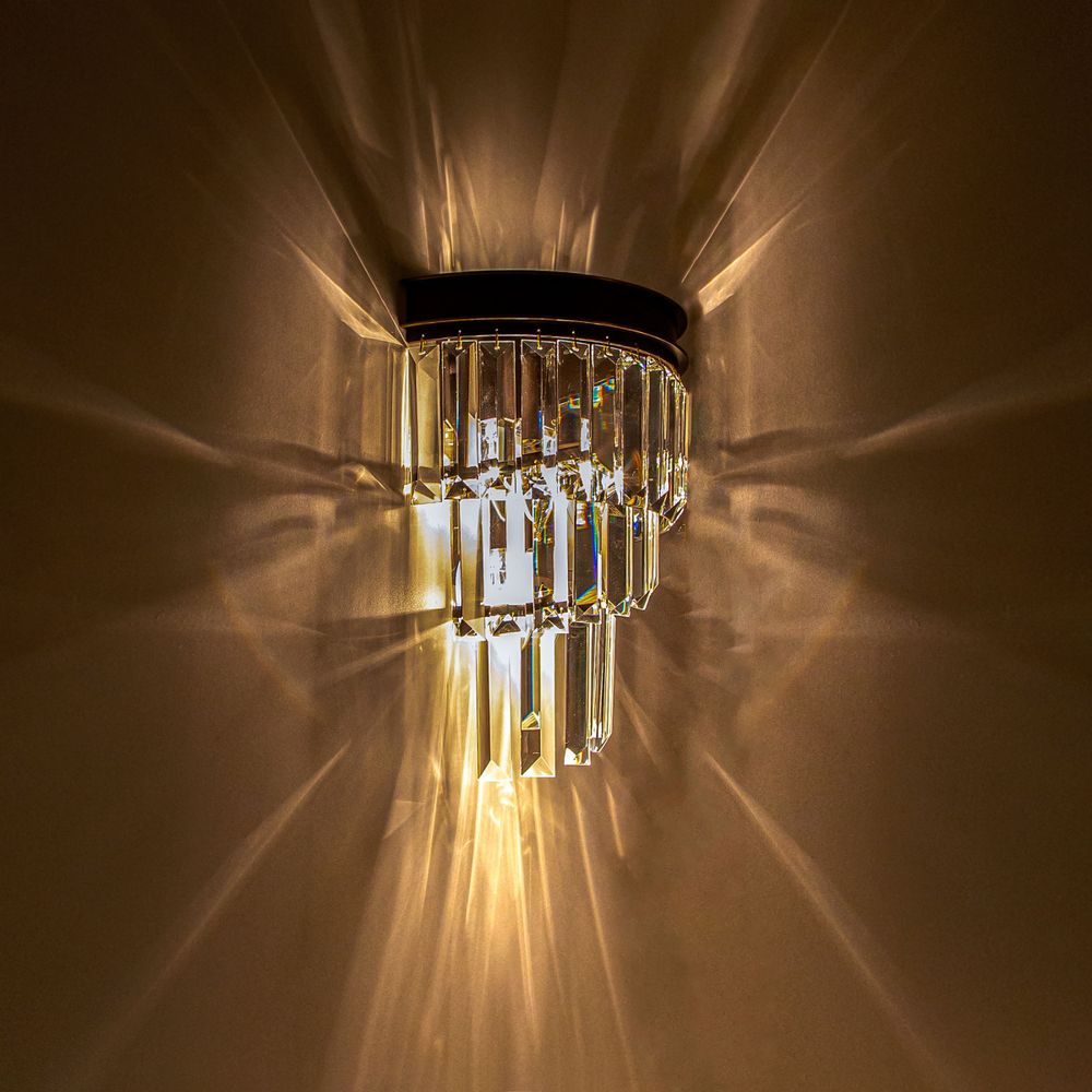 Citilux Мартин CL332431 Бра хрустальное Позрачное