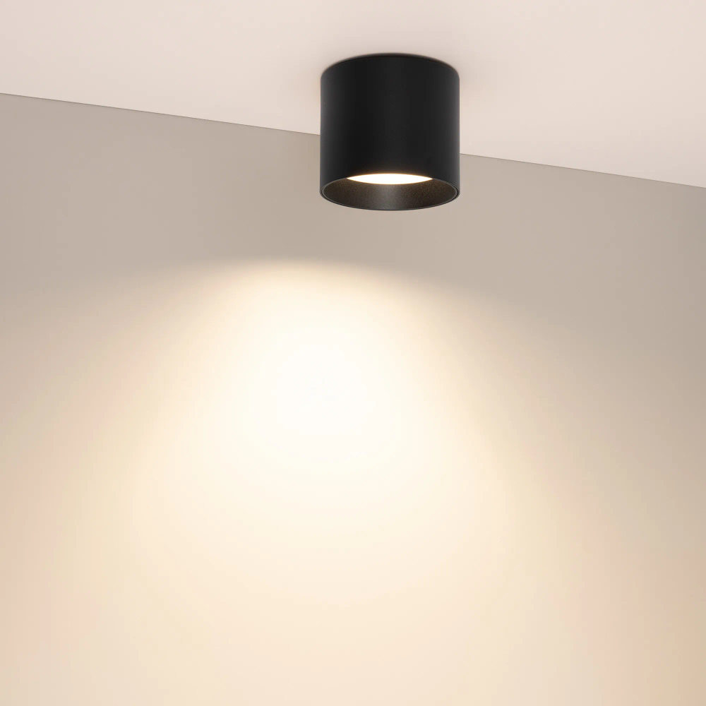 Светильник SP-BISCOTTO-R90-8W Warm3300-MIX (BK, 80 deg, 230V) (Arlight, IP54 Металл, 5 лет) 054911