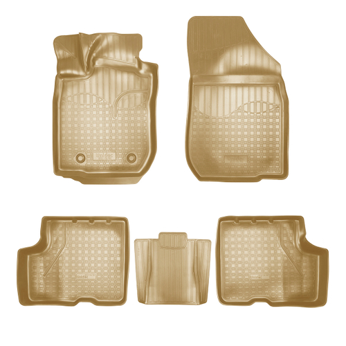 Ковры в салон Norplast/Unidec для VAZ Largus I (2012-2021), Бежевый, арт.NPA11-C94-550-B