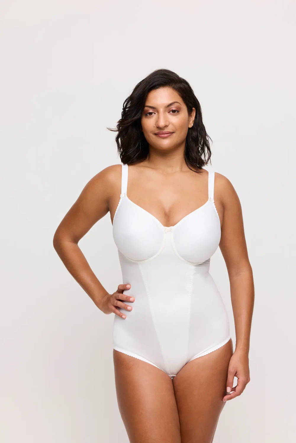 PRIMADONNA SATIN Боди гладкое, белый