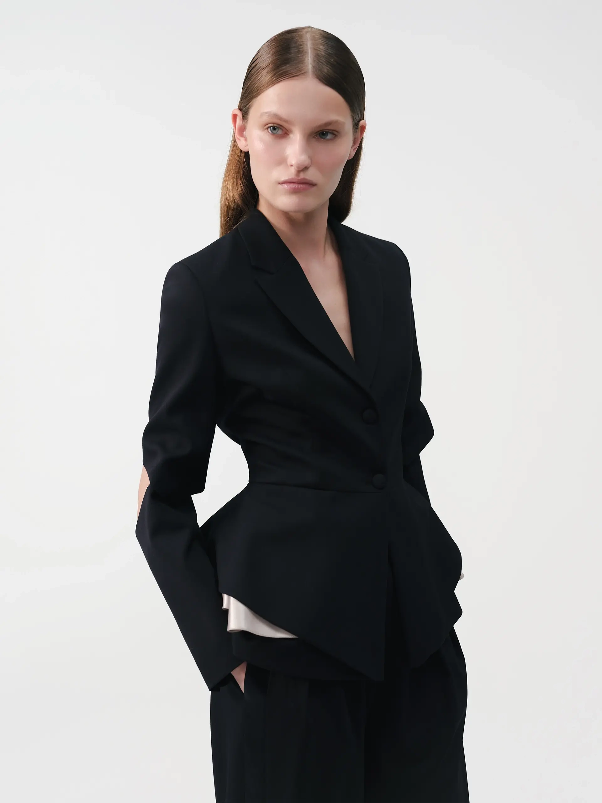 Жакет с баской OLA OLA