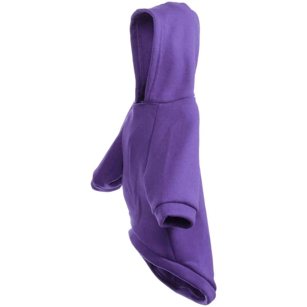 Кофта - толстовка для мелких пород собак «BRO Style», цвет фиолетовый, р 2XL (на флисе)