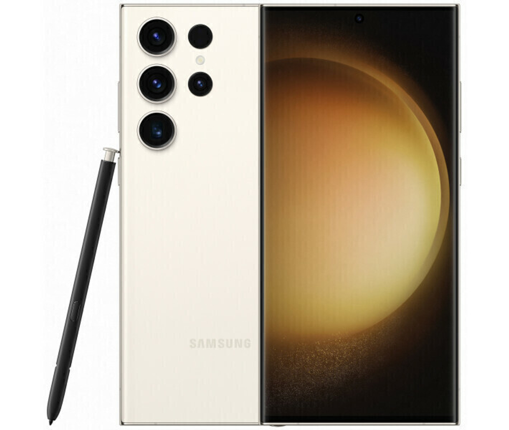 Смартфон Samsung Galaxy S23 Ultra 12/512 ГБ, Dual: nano SIM + eSIM, кремовый