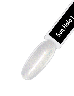 IQ Beauty Sun Highlighter - Укрепитель для ногтей хайлайтер с УФ фильтром Sun Holo, 12,5мл