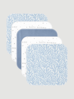 Набор платочков-слюнявчиков Mjolk Рифы (20см*20см)