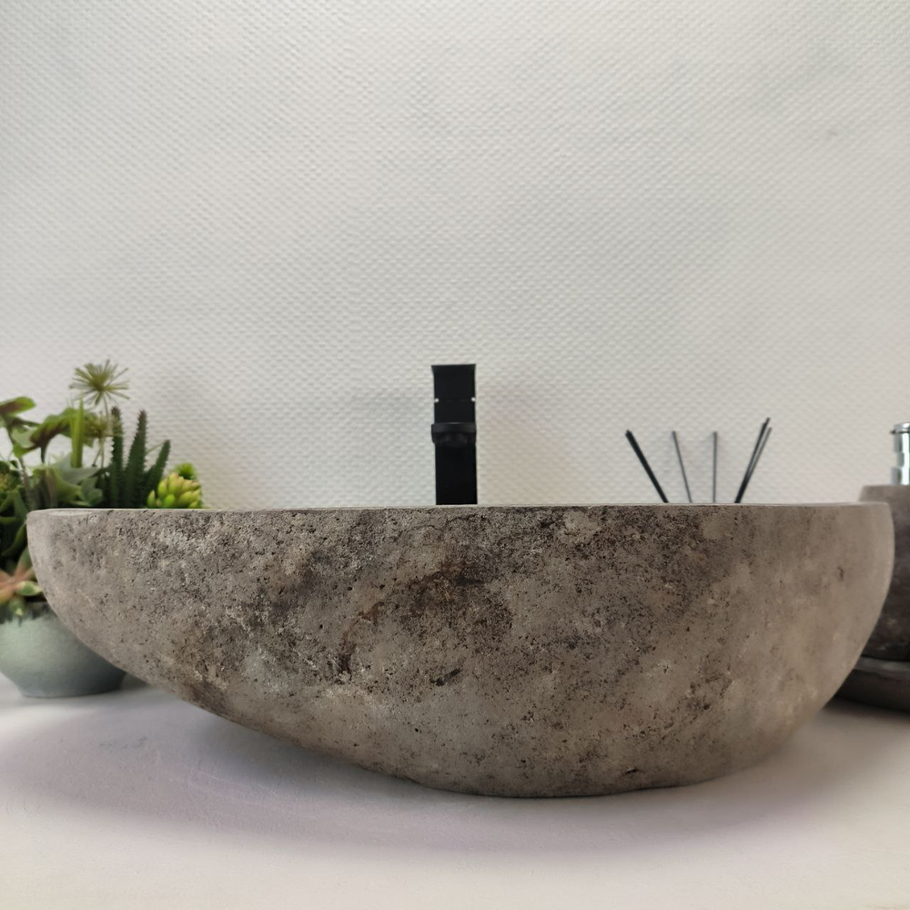 Раковина из речного камня RS63502 (60*45*15) 0124