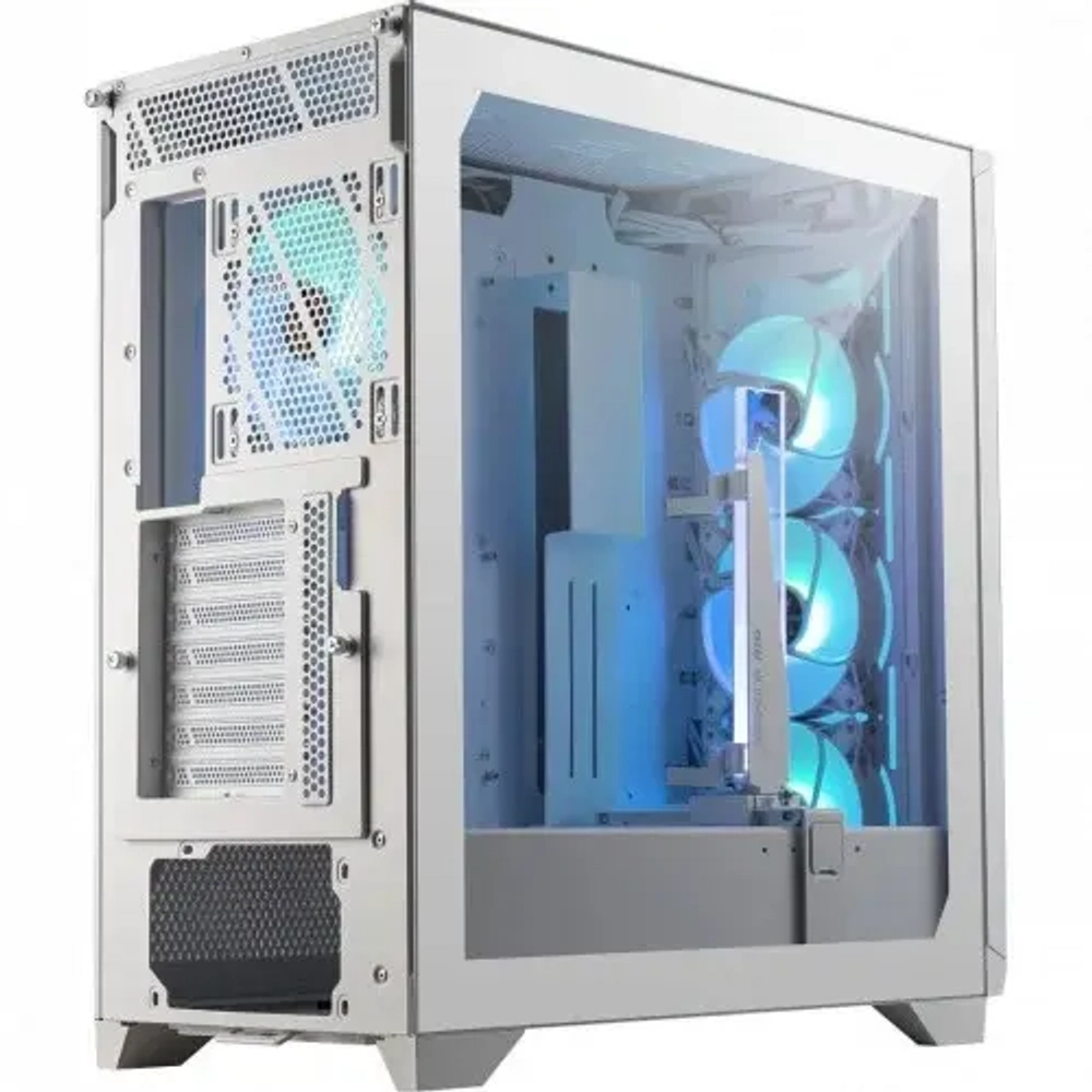 Компьютерный корпус MSI MPG GUNGNIR 300R AIRFLOW E-ATX/ATX/mATX/Mini-ITX, 3xUSB 3.2, 4xFAN ARGB предустановленные c завода (3x120мм спереди и 1x120мм сзади), WHITE