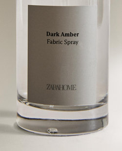 Zara Home Ароматический спрей для тканей и одежды Dark Amber 100 мл, освежитель, аромат восточный древесный