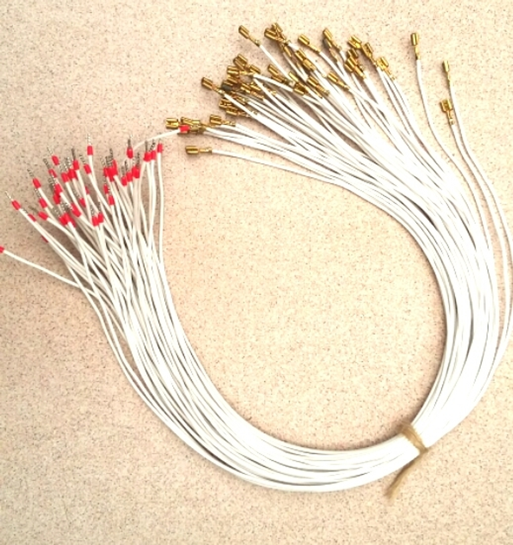 Провод для электроплиты, обжатый, фастон-трубка 75 см