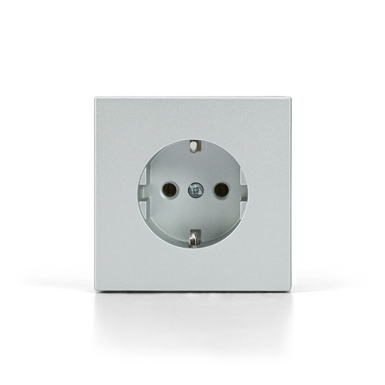 Розетка ArtGallery 16А с заземл. быстрозажим. клем. механизм алюм. SE GAL000343S