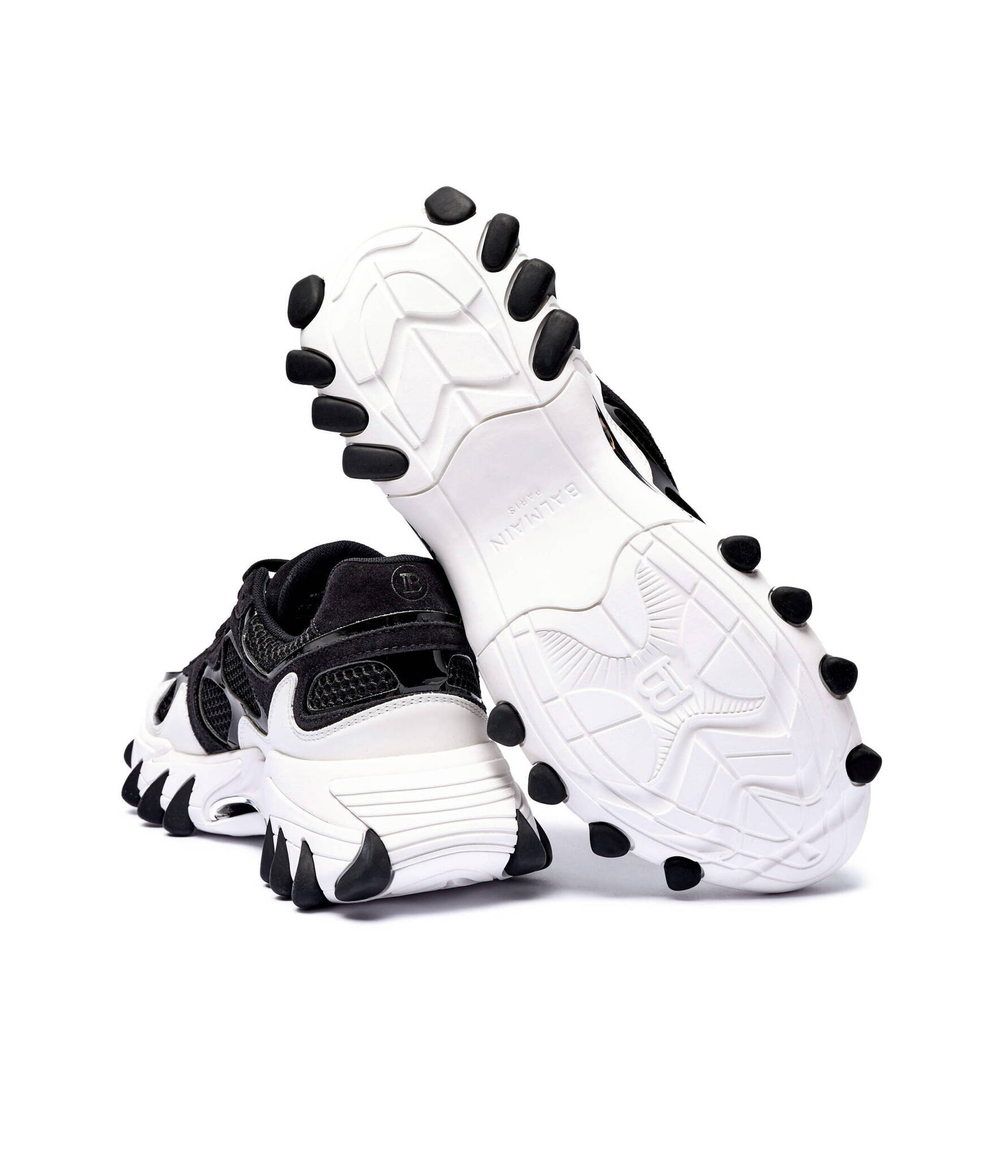 Кожаные кроссовки b-east Balmain - черный(DM1VI327 TRCM)