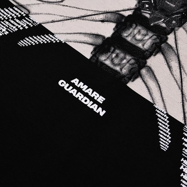 Футболка «Rays» Layered Kimono Black - фото 10