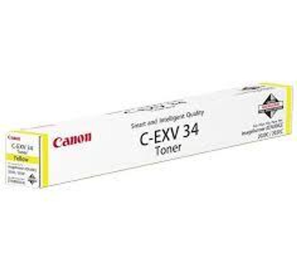 Тонер-картридж CANON C-EXV34 Y (3785B002)жёлтый