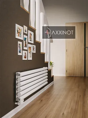 Axxinot Mono Z - горизонтальный трубчатый радиатор шириной 1250 мм