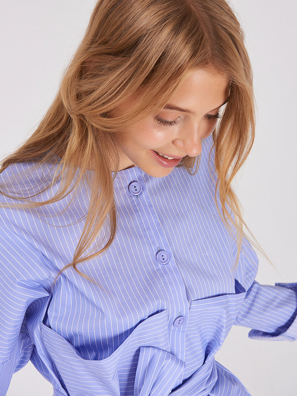Платье Kimono Stripe Blue