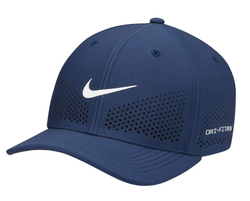 Теннисная кепка Nike Dri-Fit ADV Rise Structured SwooshFlex Cap - midnight navy/anthracite/white