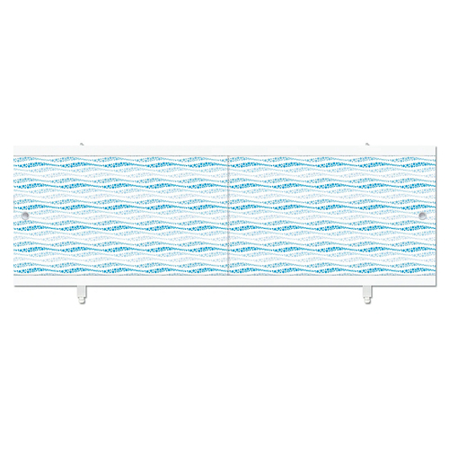 Экран для ванны Метакам Аква 1,68 алюминиевый карска, голубой (CS00059059)