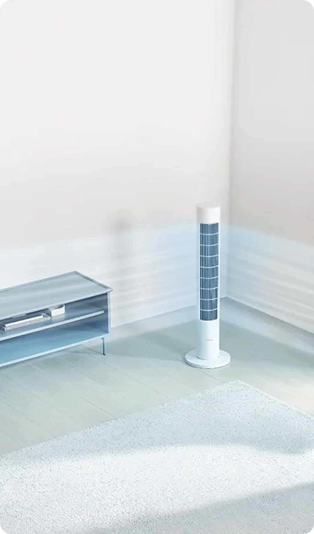 Вентилятор Xiaomi Smart Tower Fan 2, белый