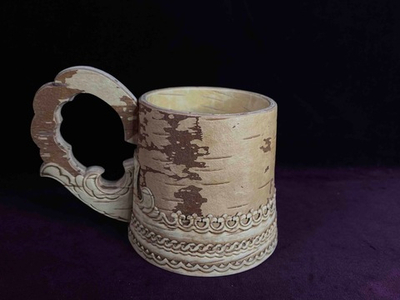 Кружка Домиамо 450мл, береста