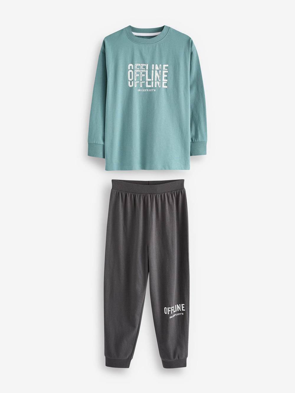 Пижама для мальчика Next K99-112, 3 шт., Бордовый, Зеленый, Голубой