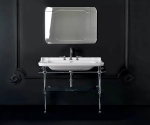 Консоль с раковиной Kerasan Waldorf 9203K 120 хром с 3 отверстиями