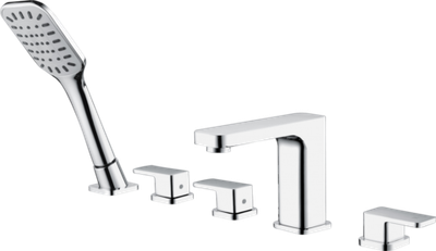 12088 Смеситель на борт ванны (5 отв)  GANZER  (5/1шт)