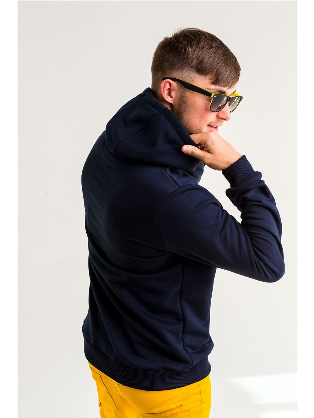 Худи мужское Город Горький синее