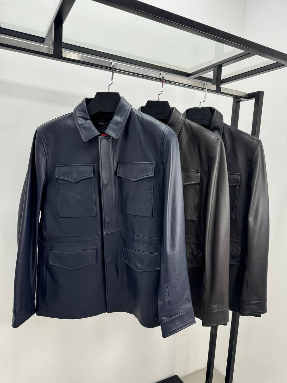 Куртка кожаная Kiton