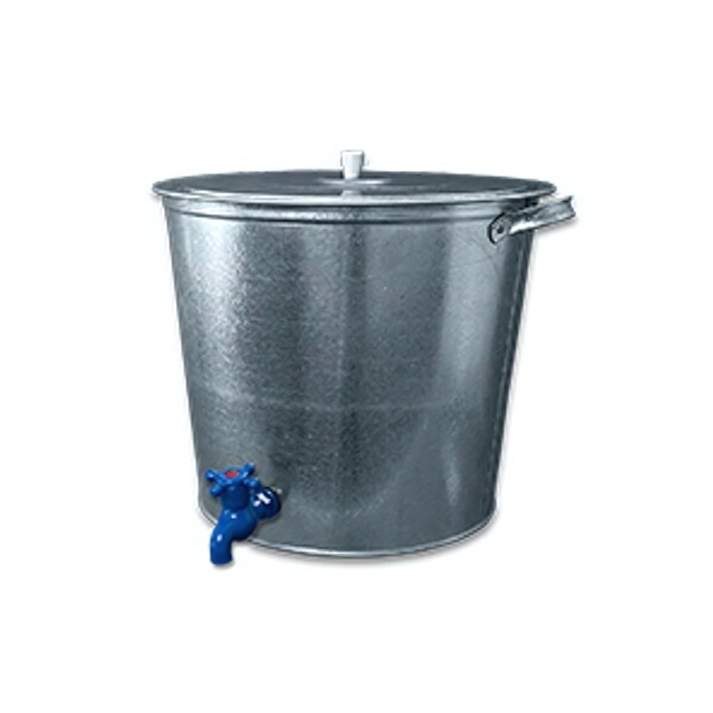 Бак оцинкованный для воды 32 л с краном, г. Лысьва