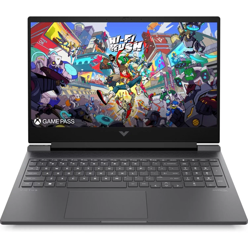 Ноутбук HP Victus 16-r1073ci, 16.1" (1920x1080) IPS 144 Гц/Intel Core i5-14450HX/16 ГБ DDR5/512 ГБ SSD/NVIDIA GeForce RTX 3050 (6 Гб)/Без системы, Темно-серебристый (A74LWEA)