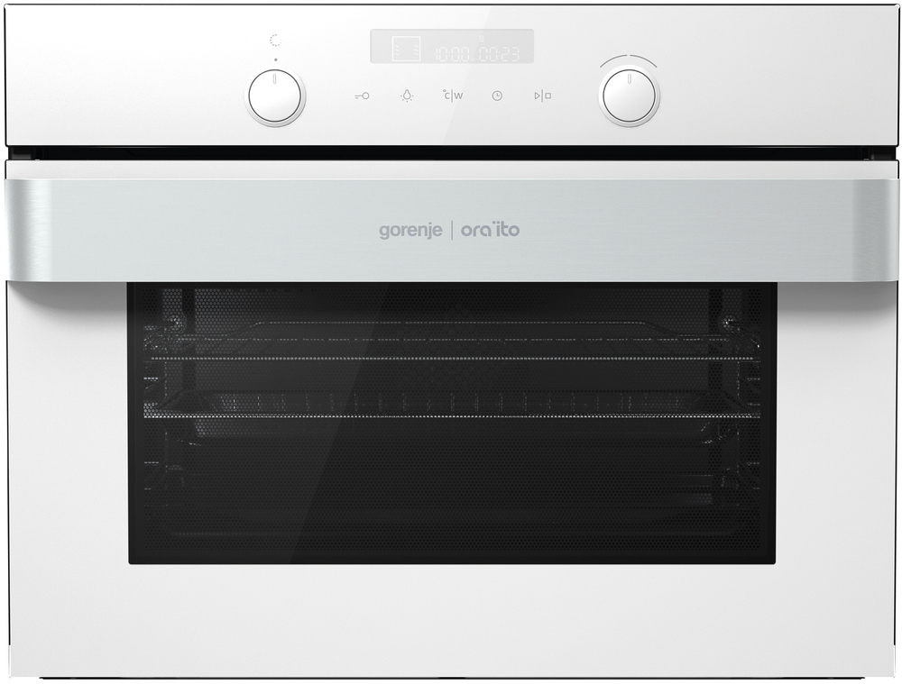Компактный духовой шкаф с СВЧ Gorenje BCM547ORAW