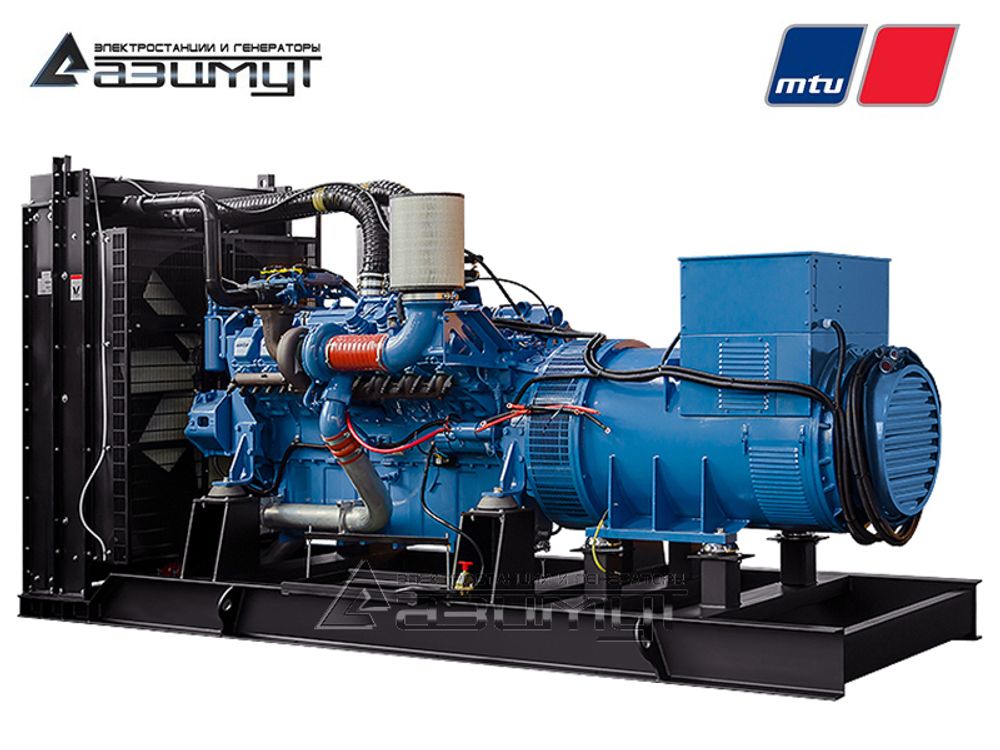 Дизельный генератор Азимут АД-640С-Т400-1РМ27 MTU