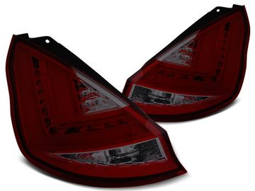 Задние фонари для Ford Fiesta VII 5D (12-15) LED Red Smoke