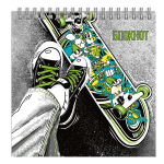 Блокнот А6 60л. "Яркий скейтборд" (Феникс+)