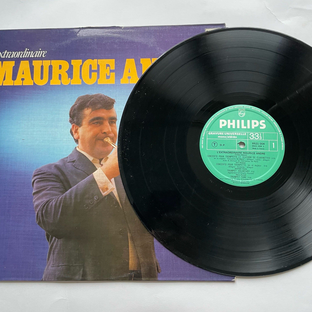 Винтажная виниловая пластинка LP Maurice Andre L'Extraordinaire Maurice Andre (Франция 1975)
