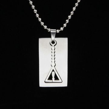 Кулон пластина (28) Внимание