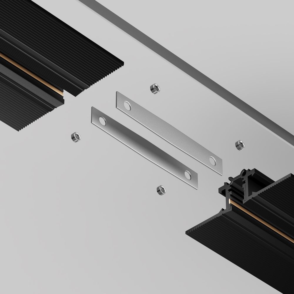 Коннектор прямой для шинопровода, 2шт Maytoni   TRA184C-12S