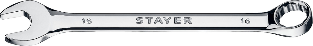 STAYER HERCULES, 16 мм, комбинированный гаечный ключ, Professional (27081-16)