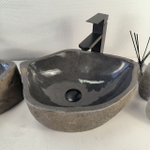 Раковина из речного камня ПАРА! RS-65479 45*33*15 0865