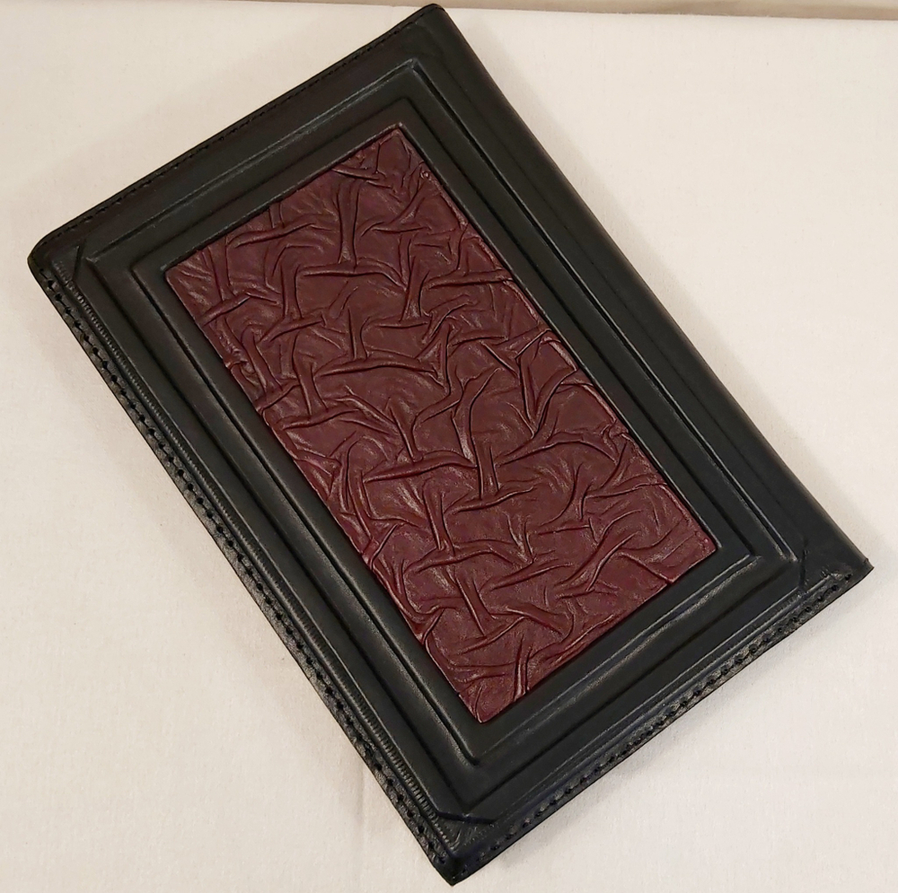 Ежедневник А5 "Жар-птица" (съемная обложка из натуральной кожи) в футляре