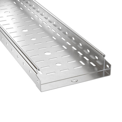 Лоток перфорированный 50х100х3000, толщ. 1,5мм, алюминий