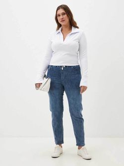 Джинсы на резинке больших размеров