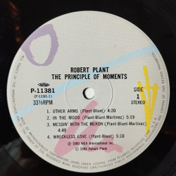 Винтажная виниловая пластинка LP Robert Plant The Principle Of Moments (Japan 1983) (No Obi) In The Mood