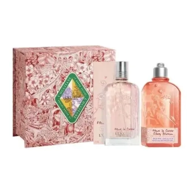 Подарочный набор с вишневыми цветами L'Occitane en Provence для женщин 50 мл