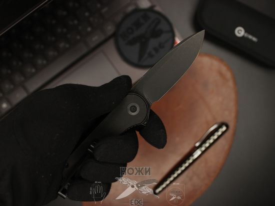 Складной нож Civivi Elementum C907W c клинком из стали D2, рукоять дерево
