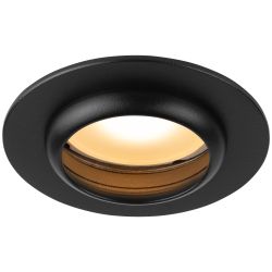 Светильник встраиваемый алюминиевый ЭРА KL109 BK под лампу MR16 GU5.3 черный матовый